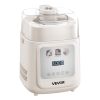 1 Quart Automatic Ice Cream Maker with Built-in Compressor No Pre-freezing
