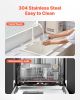 1 Quart Automatic Ice Cream Maker with Built-in Compressor No Pre-freezing