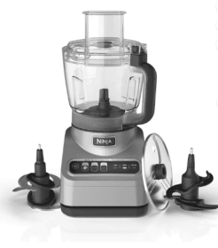 Ninja Professional Food Processor, 850 Watts, 9-Cup Capacity, Auto-iQ Preset Programs, Silver