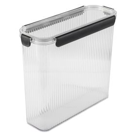 20.5 Cup Plastic Pantry Storage Container, Clear