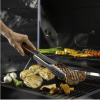 3-Piece Stainless Steel BBQ Grill Tool Set with Soft Grip Handles – Tongs, Fork, and Spatula