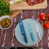 3-Piece Stainless Steel Color Knife Set with Ergonomic Soft Grip Handles
