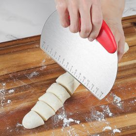 Flour Dough Cutter with Measurement Indicators (select: NM506-red)