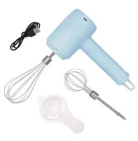 Electric Hand Mixer with double stirring (Color: Blue)